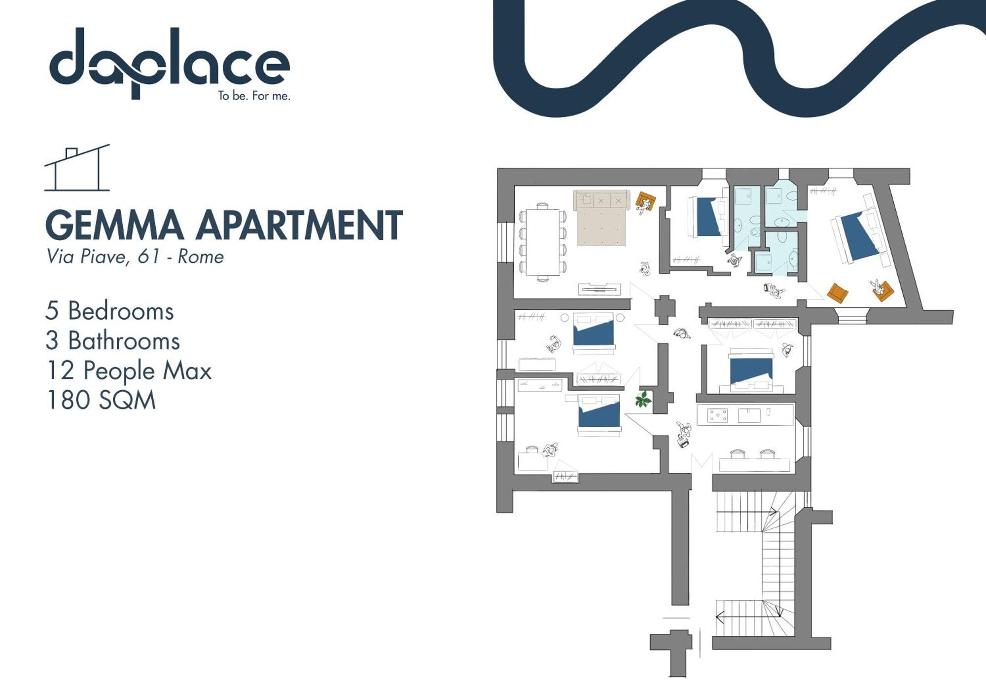 Daplace - Gemma Apartment Rome Buitenkant foto